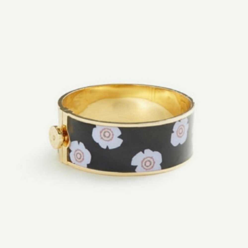 Ann Taylor Enamel Wide Bangle Bracelet